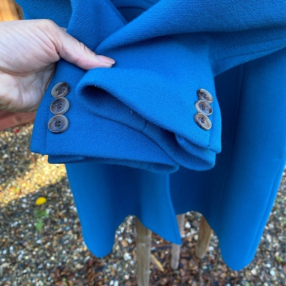 JCREW Lady day coat 4P Color Matisse blue - Picture 5 of 10